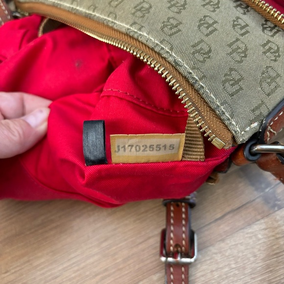 Dooney & Bourke Ivy Canvas Logo Classic Crossbody Bag Purse Vintage Women’s - Picture 8 of 9